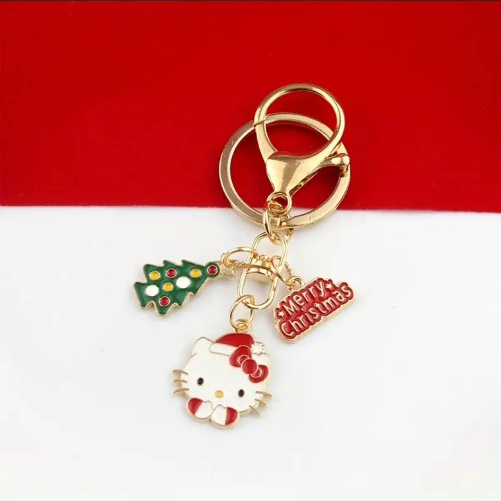 Sanrio Hello Kitty & Friends Christmas Keychain Bag Charm Stocking Stuffer